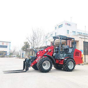 Mini chargeuse sur pneus articulée à faible bruit Charge nominale 1.4ton Farm Garden Front End Wheel Loader DY50 - Product Image 4