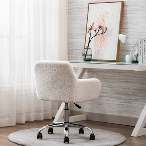 Silla de Comedor Ajustable en Altura de Alta Calidad, Patas de Hierro Metálicas, Tapizada en Lana - Product Image 4