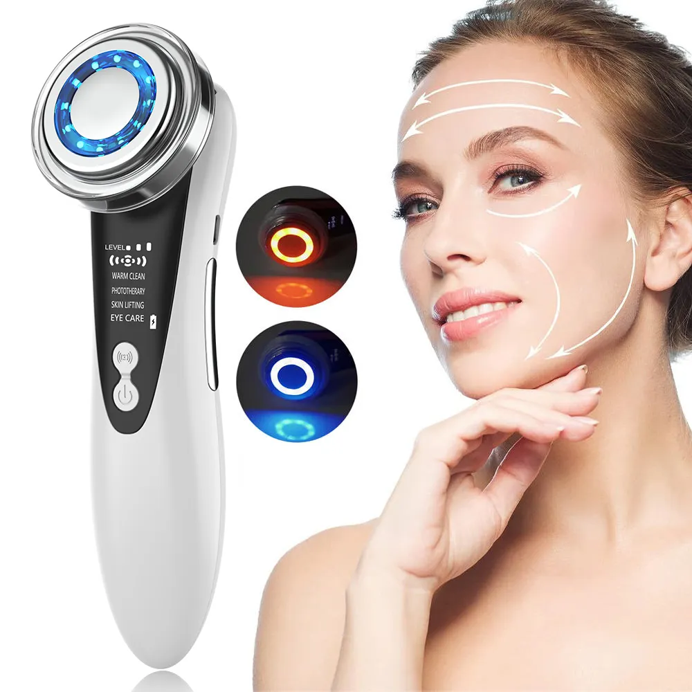 Nhà sử dụng thiết bị làm đẹp da mặt nâng thiết bị EMS trẻ hóa da Photon trị liệu da Thắt chặt khuôn mặt massager máy