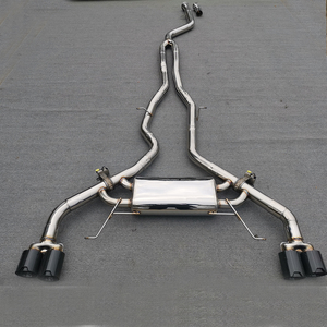 Tuyaux d'échappement Catback pour <span class=keywords><strong>BMW</strong></span> X3/X4 M40i G01G02 3.0T 2016-2023, système d'échappement de voiture en acier inoxydable de course, tuyau de silencieux - Product Image 1