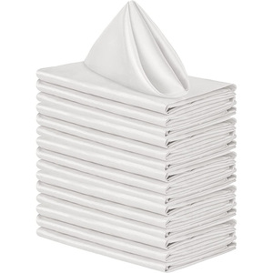 Serviettes <span class=keywords><strong>de</strong></span> <span class=keywords><strong>Table</strong></span> en <span class=keywords><strong>coton</strong></span> uni, nappe <span class=keywords><strong>de</strong></span> <span class=keywords><strong>Table</strong></span> en <span class=keywords><strong>coton</strong></span> blanc - Product Image 1