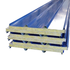 Panneau sandwich moderne d'isolation <span class=keywords><strong>de</strong></span> toiture <span class=keywords><strong>Plaque</strong></span> d'acier colorée Panneau <span class=keywords><strong>de</strong></span> toiture insonorisé PU/EPS/<span class=keywords><strong>laine</strong></span> <span class=keywords><strong>de</strong></span> roche/<span class=keywords><strong>laine</strong></span> <span class=keywords><strong>de</strong></span> <span class=keywords><strong>verre</strong></span> pour entrepôts - Product Image 4