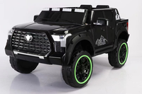 Voiture électrique pour enfants à double cabine et double transmission, quatre roues, avec deux modes : conduite autonome pour enfants et télécommande parentale