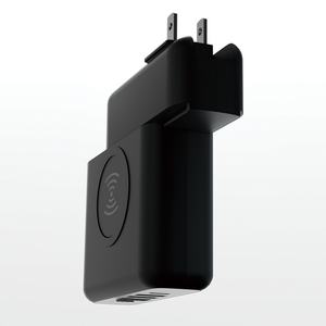 Chargeur de voyage multifonction avec logo personnalisé, batterie externe sans fil 10000mAh avec prise murale AU EU UK, batterie externe de voyage avec adaptateur - Product Image 6
