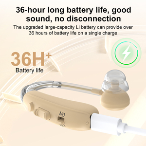 Nhà Máy Bán Buôn Có Thể Sạc Lại Kỹ Thuật Số 4 Kênh Giảm Tiếng Ồn BTE Phong Cách Thính Khuếch Đại Thiết Bị Cho Người Cao Niên Thính Nhẹ - Product Image 5