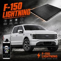 Couverture de benne électrique intelligente pour F-150 Lightning, télécommandée, rétractable, en aluminium, étanche et verrouillable