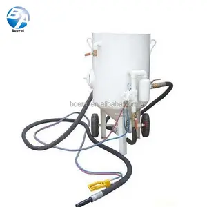 mobile sandblasting machine professional outdoor large workpiece rust removal