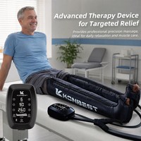Masseur de jambes à compression d'air à 8 chambres pour le soulagement des œdèmes lymphatiques et la circulation sanguine, personnalisable OEM ODM, vente en gros d'usine