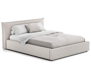 เตียงหุ้มเบาะพร้อมที่เก็บของ 160x200 สีเทา โซโร 90 - Product Image 5