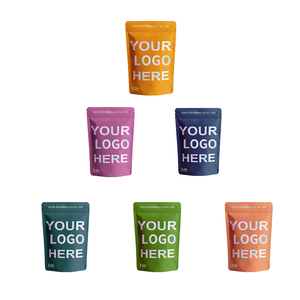 Sachet support de bonbons imprimé personnalisé refermable 3.5g 7g 14g 28g 1oz 1lb PVC PET Mylar Sacs à fermeture éclair Ingrédients de qualité alimentaire - Product Image 3