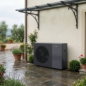 AOKOL Pompa di Calore Aria-<span class=keywords><strong>Acqua</strong></span> Monoblocco 6KW con Opzione di Azionamento Diretto Fotovoltaico Pompa di Calore Aria-<span class=keywords><strong>Acqua</strong></span> EVI R290 A+++ per Riscaldamento e Raffreddamento - Product Image 1