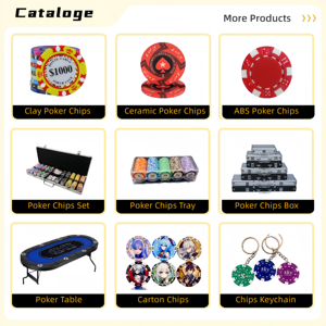 <span class=keywords><strong>Set</strong></span> di Fiches da Poker in Clay da 14g con Design <span class=keywords><strong>Mahjong</strong></span> per Giochi di Carte da Casinò come Texas Hold'em e Blackjack - Product Image 4