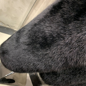 <span class=keywords><strong>Cappotto</strong></span> di Lusso <span class=keywords><strong>Oversize</strong></span> in Vera Pelliccia di Volpe con Chiusura a Zip, Giacca in Autentica Pelliccia di Volpe Nera per Uomo - Product Image 4
