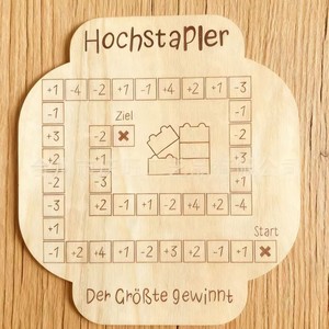 Jeu de puzzle en bois à empiler pour enfants de 3 à 6 ans, jouet éducatif, cadeau pour l'apprentissage familial et le plaisir - Product Image 1