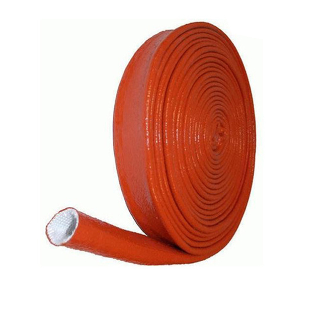 2753 Silicone Coated Fiberglass Sleeve Heat Resistant Braided Fiber Glass Insulation Sleeving for Motor Transformer Cable Wire