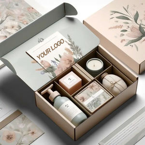 Emballage pour huiles parfumées, cosmétiques et soins de la peau, boîtes en papier kraft, boîtes en papier pour produits de beauté, emballage cadeau pour parfums, cosmétiques et soins de la peau, boîte d'expédition - Product Image 1