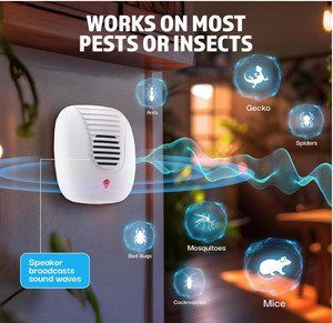 2025 nâng cấp siêu âm Pest Repeller trong nhà chuột & Spider Repellent nhà cắm động vật gặm nhấm & Bug Zapper gia đình vật nuôi an toàn - Product Image 3
