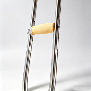 Béquilles télescopiques en acier inoxydable pour personnes en surpoids, aide à la marche, randonnée, camping - Product Image 4