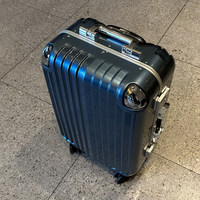 Valise trolley rigide en néoprène de style japonais, couleur vive, bordeaux, 20 pouces, unisexe, tendance, avec serrure, poignée supérieure, silencieuse