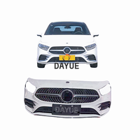 Parachoques delantero usado original para Mercedes Benz A-series W177 Sport 2019-2022 Kit de carrocería de coche con rejilla de segunda mano