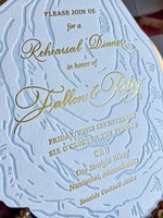 Cartes de mariage haut de gamme personnalisées 600 g/m² avec impression typographique, texte en relief, carte postale, liste des invités, carte de menu