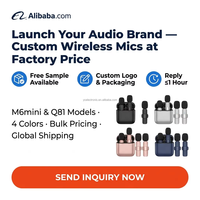 Sistema de Micrófono Lavalier Inalámbrico Q81 con Logotipo Personalizado, Conector Tipo C, Sincronización Automática 1 a 2 para Grabación de Video Profesional