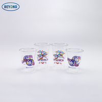 Gobelets à bulles de thé en PET écologiques avec logo personnalisé, compostables, biodégradables, gobelets en plastique jetables transparents avec couvercles, camping personnalisé