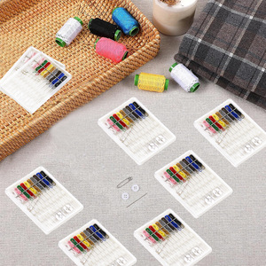 Kit da Cucito Tascabile Best Seller con 10 Aghi e 10 Colori di Filo per Riparazioni Domestiche Quotidiane, Emergenze e Viaggi - Product Image 1