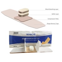 Pansement de compression radiale avec tampon hémostatique pour la protection des plaies après cathétérisme