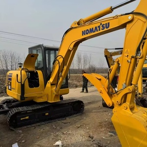 Miniexcavadora Usada Komatsu PC56 de 5.6 Toneladas, Excavadora Hidráulica Compacta de Orugas, Precio de Fábrica, Bajo Consumo de Combustible - Product Image 1