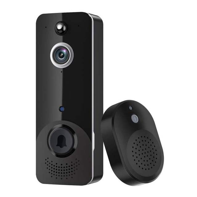 Sinovo DB2 1280x720 HD Wireless Door Bell Camera with WiFi App Control Battery Powered for Home Use PC Material