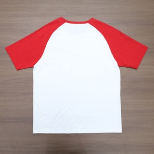 บริการ OEM เสื้อยืดคอกลมแบบยูนิเซ็กซ์ สีตัดต่อ 250gsm ผ้าคอตตอนหวีอย่างดี เสื้อยืดแขนสั้นคุณภาพสูงสำหรับผู้ชาย - Product Image 2