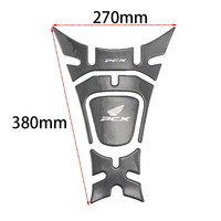 Pour Honda PCX125/150 autocollant de bouchon de réservoir de carburant en Fiber de carbone ABS décalcomanie de Protection intérieure pour Kits de protection de moto