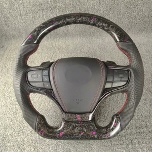 Accesorios Interiores para Automóviles, Volante <span class=keywords><strong>Deportivo</strong></span> de Fibra de Carbono Cubierto con Cuero Genuino, Compatible con <span class=keywords><strong>Lexus</strong></span> Is250 IS300 IS350 - Product Image 1