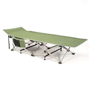 QM Custom Logo Waterproof Portable Outdoor Foldable <b>Cot</b> with Oxford Fabric and Bag for Camping All Seasons 1mm Thick - Product Image 1