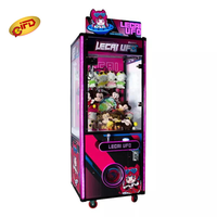 2026 IFD Machine de jeu moderne à grue à griffes en acrylique, modèle UFO pour poupées, avec lecteur de billets pour salles de jeux
