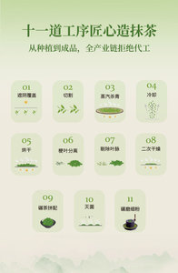 ผงชาเขียวมัทฉะญี่ปุ่นแท้ 100% บดด้วยหินแบบดั้งเดิม สำหรับพิธีชงชา ชาออร์แกนิกเพื่อสุขภาพ ช่วยลดน้ำหนัก ชาเขียวมัทฉะสด - Product Image 6