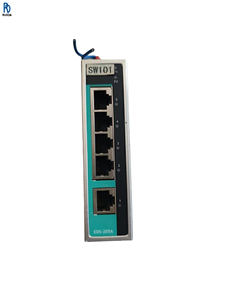 Conmutador Ethernet Industrial EDS-205A No Administrado de 5 Puertos y 100 Mbps, Conmutador de Red de Grado Industrial, Montable en Riel DIN, Amplio Rango de Temperatura - Product Image 1