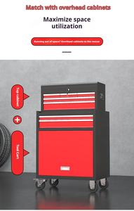Chariot d'atelier mobile multi-niveaux robuste pour réparation automobile avec tiroirs - Product Image 6