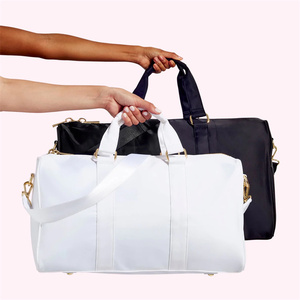 STONEY CLOVER Stock Nylon Duffle Bag Soft Set Maleta Bolsas <span class=keywords><strong>de</strong></span> viaje Ligero Extra grande Bolsa <span class=keywords><strong>de</strong></span> equipaje a prueba <span class=keywords><strong>de</strong></span> olores con remache - Product Image 1