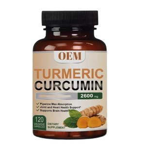 Nhãn hiệu riêng OEM/ODM turcumin chiết xuất 95% hữu cơ Curcumin bột nghệ Curcumin viên nang - Product Image 1