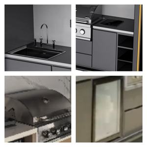 Kit de Cocina Exterior Prefabricado, Estación de Cocina Modular para Asados, para Campamentos, Resorts, Patios Traseros y Uso Comercial - Product Image 5