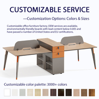 Bureau d'angle de luxe modulaire en MDF avec tiroirs pour personnel, mobilier de travail moderne pour homme, bureau d'ordinateur, bureau d'étude