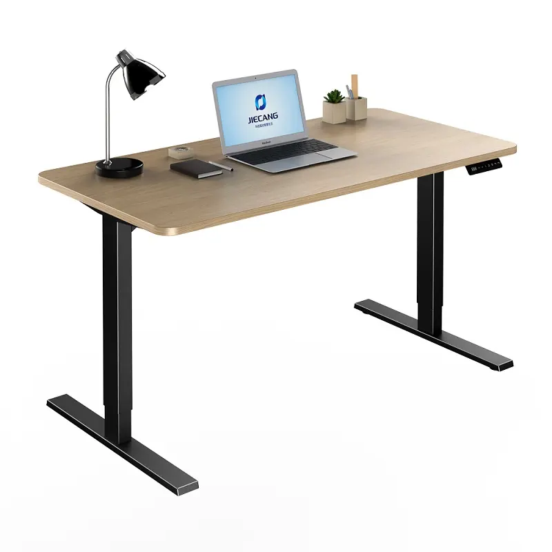 Jiecang Hoge Kwaliteit Moderne Geheugen Zitten Stand Desk Elektrische Verstelbare Lifting Desk Gaming Tafel