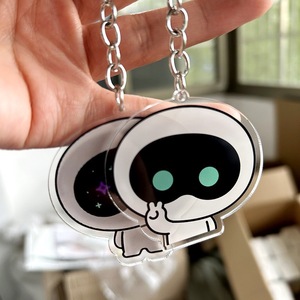 Spot Cartoon Astronaut Acrylic <b>Keychain</b> Plastic UV Printed Double-Sided <b>KeyChain</b> Animation Peripheral Backpack Pendant Ornaments - Product Image 3