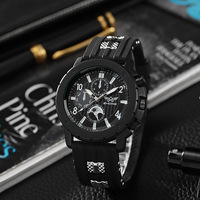 Montre à quartz en silicone Fenyi, nouveau design unique, style vintage, décontractée et tendance, à trois aiguilles, pour homme