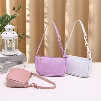 Tas Selempang Wanita ALIC Mewah Model Kotak Kecil dengan Tali Lebar, Tas Messenger, Tas Selempang untuk Wanita Muda