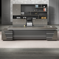 Mobilier de bureau moderne LR-BD-104 Design élégant de luxe Artisanat de qualité supérieure Bureau de direction exclusif pour le bureau du PDG