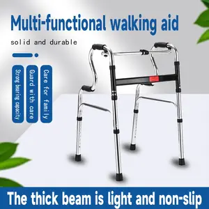 Light Weight Folding Foldable Medical Rehabilitation Elderly Adult Walker For Adults Elderly People