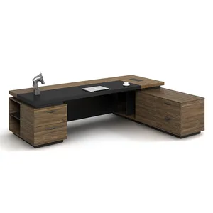 New arrival wooden Boss Executive Office table Modular with Cabinets